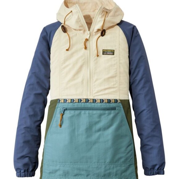 L.L. Bean | Women's Mountain Classic Anorak, Multi-Color | Size Small - Picture 1 of 4